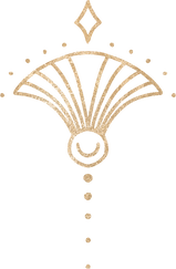 Celestial gold symbol